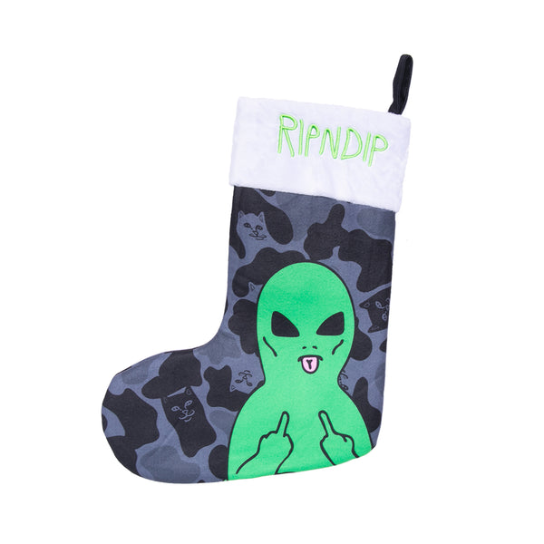 ripndip Lord Alien Christmas Stocking (Black)