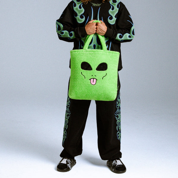 Ripndip Lord Alien Fluffy Tote (Green)