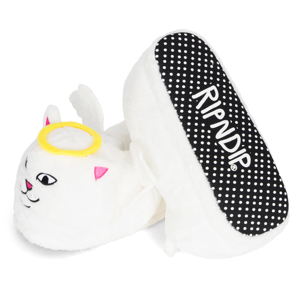 Ripndip Lord Angel Plush Slippers (White)