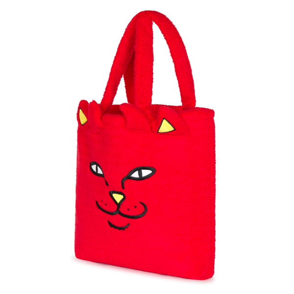 Ripndip Lord Devil Fluffy Tote (Red)