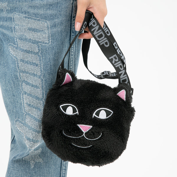 Ripndip Lord Jermal Sherpa Crossbody Bag (Black)