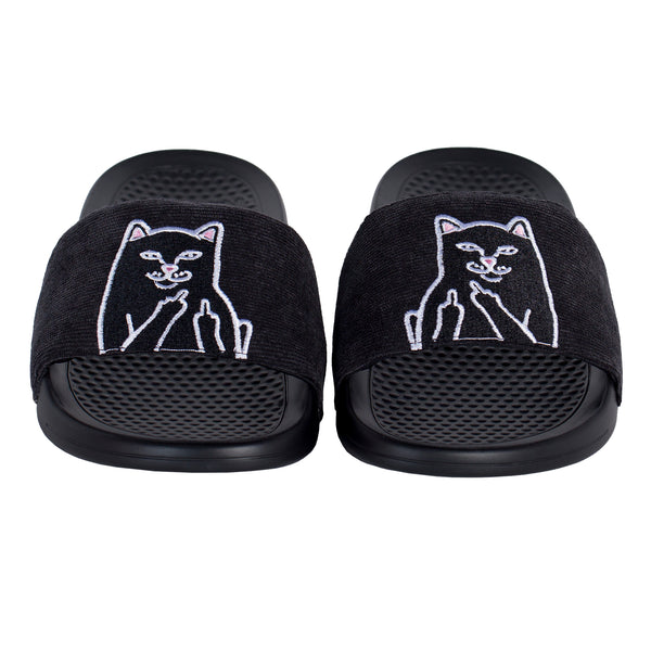 Ripndip Lord Jermal Slides (Black Corduroy)