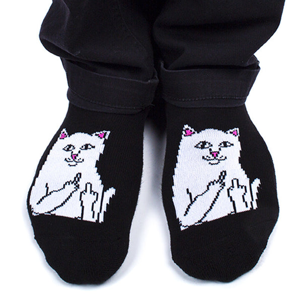 Ripndip Lord Nermal Ankle Socks (Black)