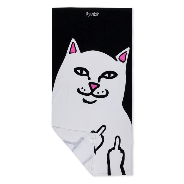 Ripndip Lord Nermal Beach Towel (Black)