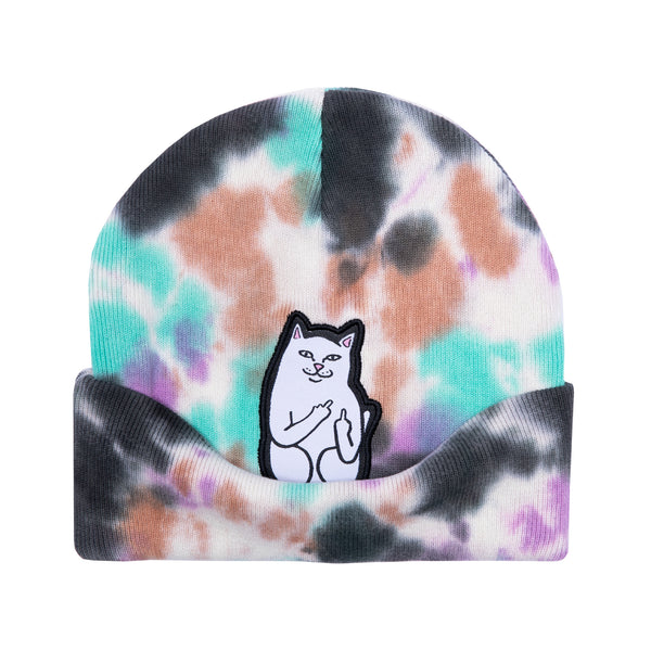 Ripndip Lord Nermal Beanie (Black / Mint Tie Dye)