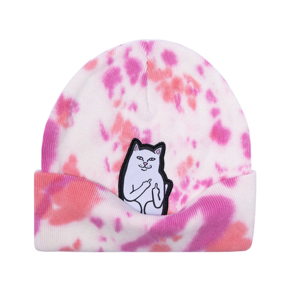 Ripndip Lord Nermal Beanie (Pink Tie Dye)