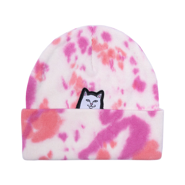 ripndip Lord Nermal Beanie (Pink Tie Dye)