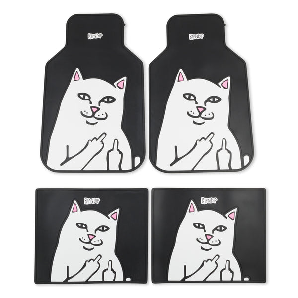 ripndip Lord Nermal Car Floor Mats (Black)