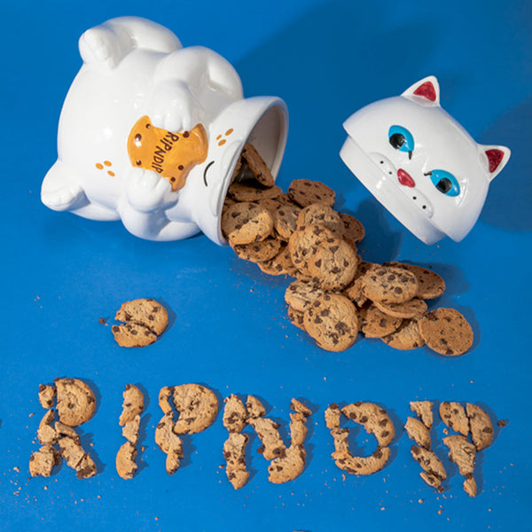 Ripndip Lord Nermal Ceramic Cookie Jar