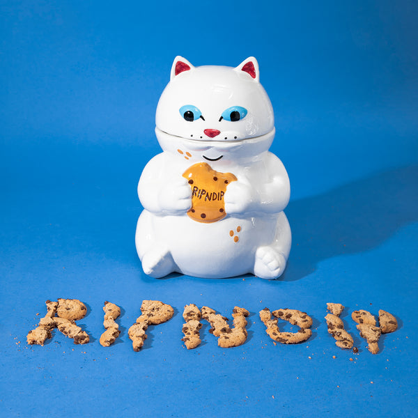 Ripndip Lord Nermal Ceramic Cookie Jar