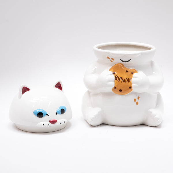 Ripndip Lord Nermal Ceramic Cookie Jar