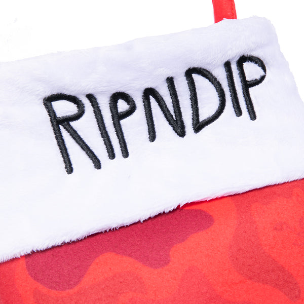 Ripndip Lord Nermal Christmas Stocking (Red)