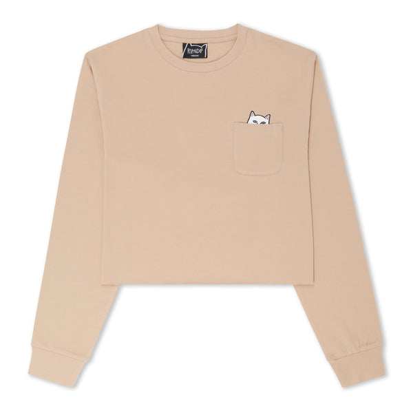 Ripndip Lord Nermal Cropped Long Sleeve (Almond)