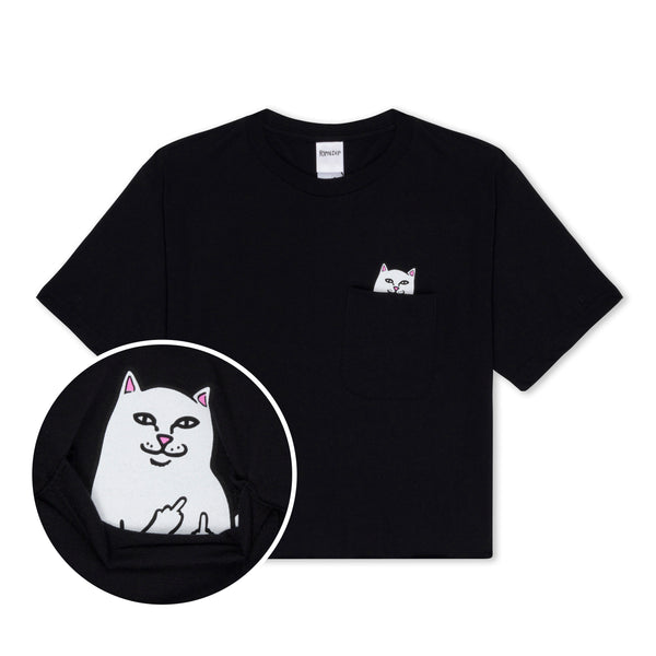 ripndip Lord Nermal Cropped Pocket Tee (Black)