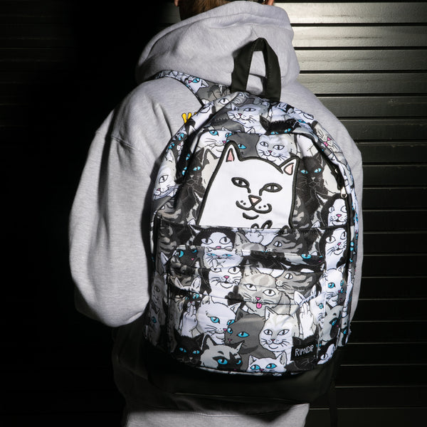 Ripndip Lord Nermal Family Tree Backpack (Black)