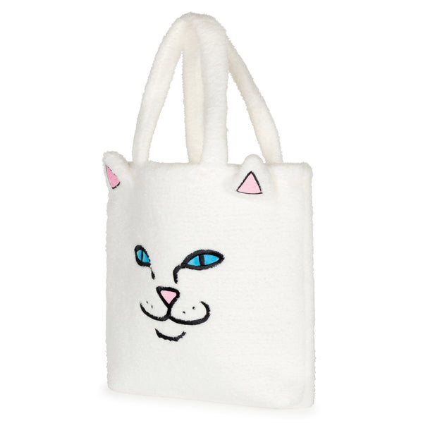 Ripndip Lord Nermal Fluffy Tote (White)