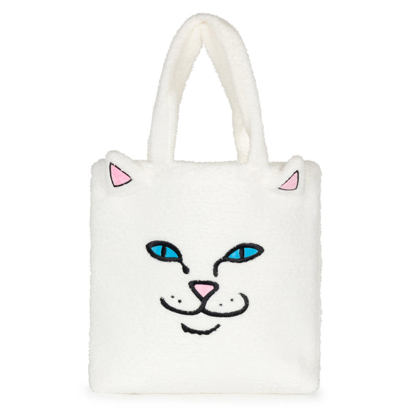 ripndip Lord Nermal Fluffy Tote (White)