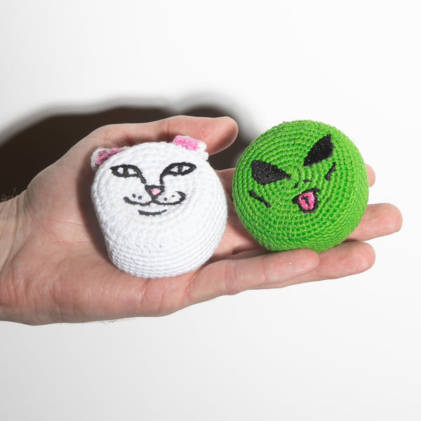 Ripndip Lord Nermal Hacky Sack (White)