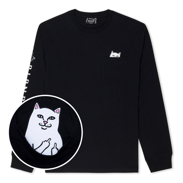 ripndip Lord Nermal L/S Pocket Tee (Black)