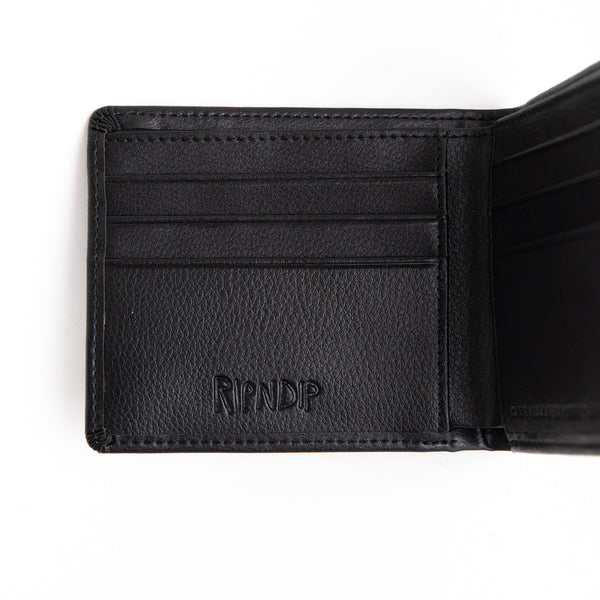Ripndip Lord Nermal Leather Wallet (Black)