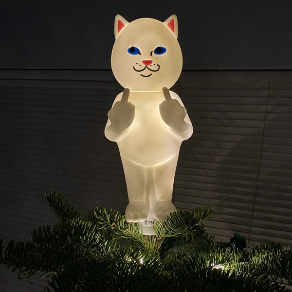Ripndip Lord Nermal Light Up Tree Topper (White)