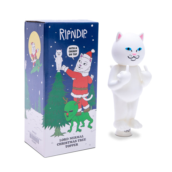 Ripndip Lord Nermal Light Up Tree Topper (White)