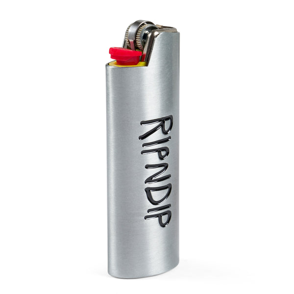 Ripndip Lord Nermal Lighter Cover (Silver)