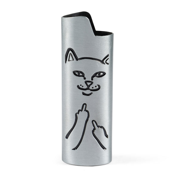 Ripndip Lord Nermal Lighter Cover (Silver)