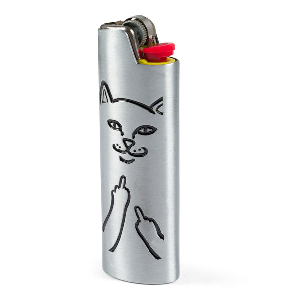 ripndip Lord Nermal Lighter Cover (Silver)