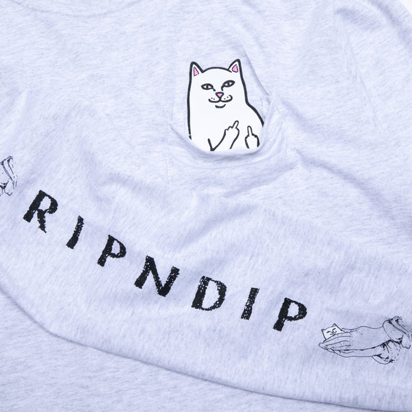 Ripndip Lord Nermal Long Sleeve (Ash Heather)