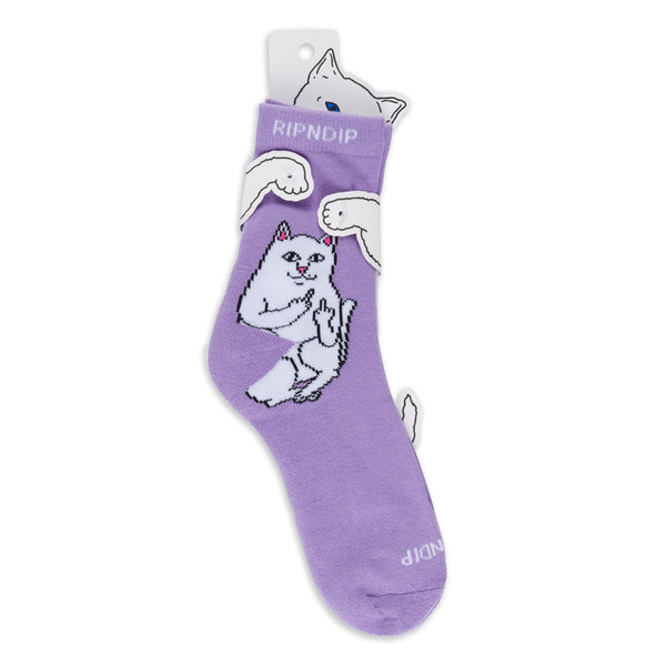 Ripndip Lord Nermal Mid Sock (Dusty Lavender)
