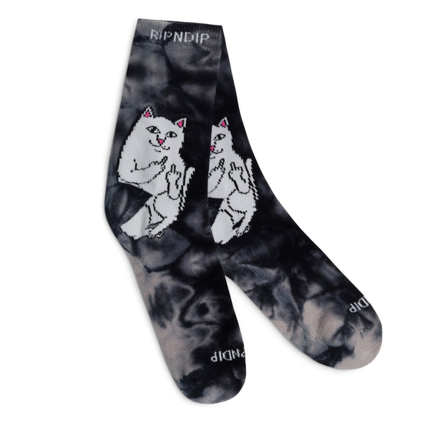 Ripndip Lord Nermal Mid Socks (Charoal Wash)