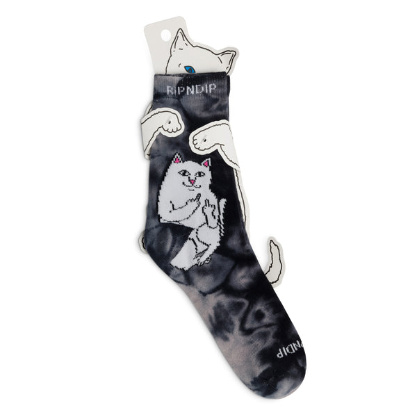 Ripndip Lord Nermal Mid Socks (Charoal Wash)
