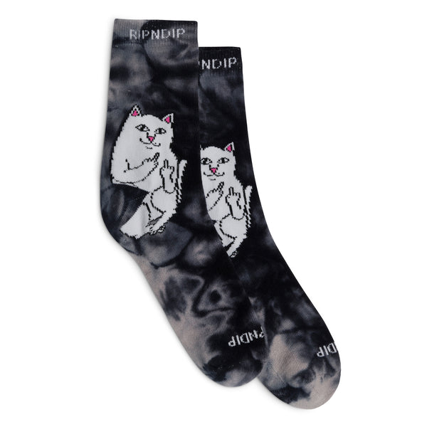 ripndip Lord Nermal Mid Socks (Charoal Wash)