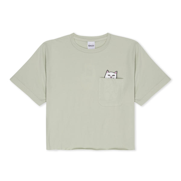 ripndip Lord Nermal Peace Cropped Pocket Tee (Sage)