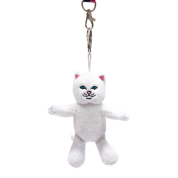 Ripndip Lord Nermal Plush Keychain (White)
