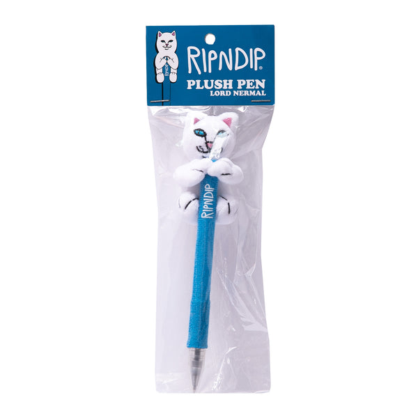 Ripndip Lord Nermal Plush Pen (White)