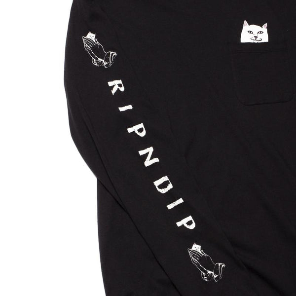 ripndip Lord Nermal Pocket L/S (Black)