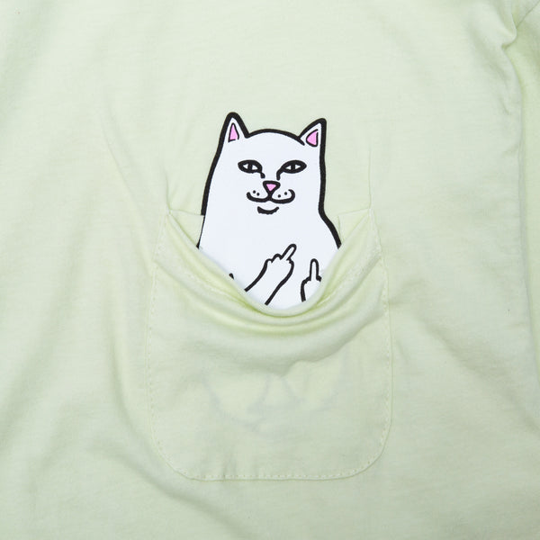Ripndip Lord Nermal Pocket Long Sleeve (Light Lime)