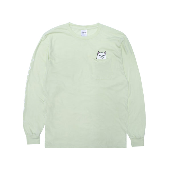 ripndip Lord Nermal Pocket Long Sleeve (Light Lime)