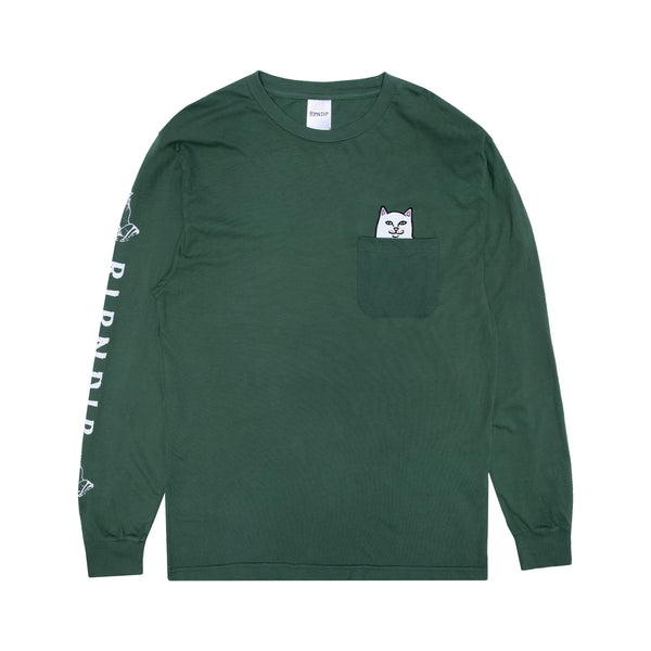 ripndip Lord Nermal Pocket Long Sleeve (Olive)