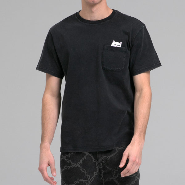 Ripndip Lord Nermal Pocket Tee (Black Mineral Wash)