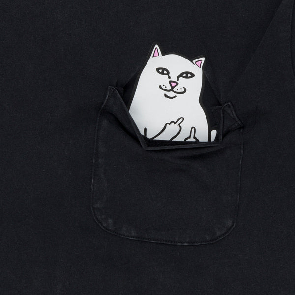 Ripndip Lord Nermal Pocket Tee (Black Mineral Wash)