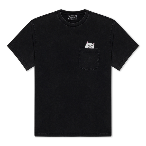 Ripndip Lord Nermal Pocket Tee (Black Vintage Wash)