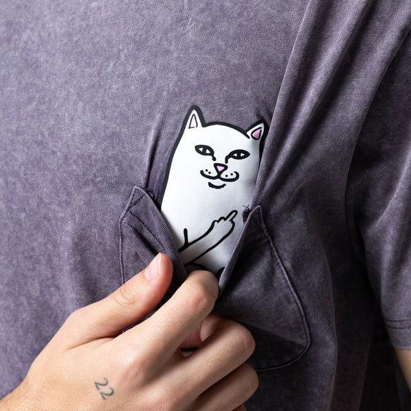 Ripndip Lord Nermal Pocket Tee (Grape Vintage Wash)