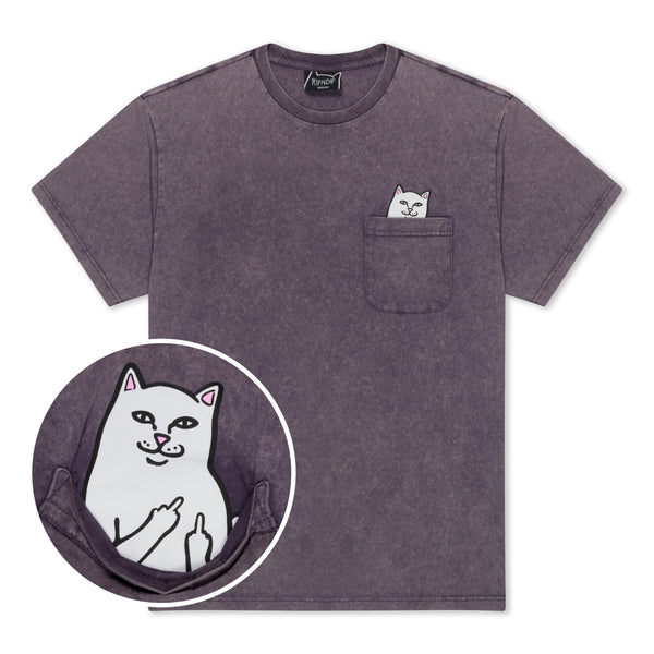 Ripndip Lord Nermal Pocket Tee (Grape Vintage Wash)