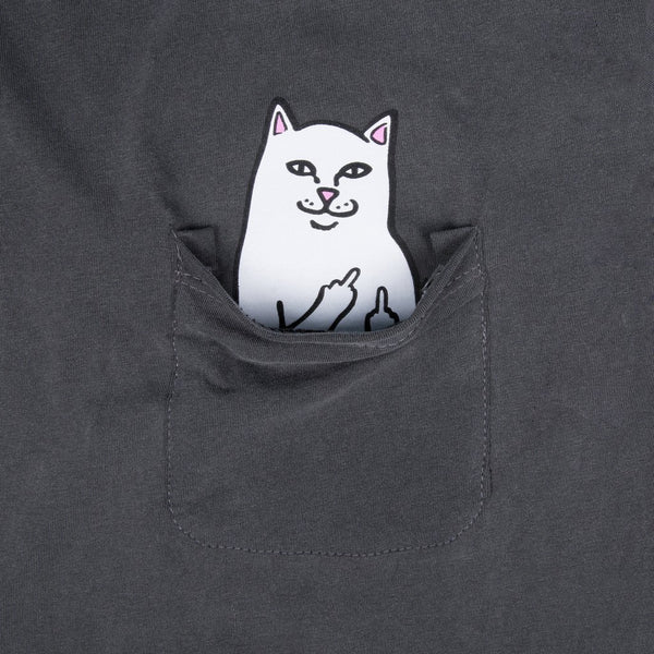 Ripndip Lord Nermal Pocket Tee (Over Dyed Black)
