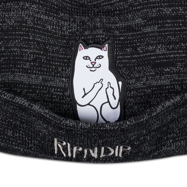 Ripndip Lord Nermal Pom Beanie (Black/Charcoal)