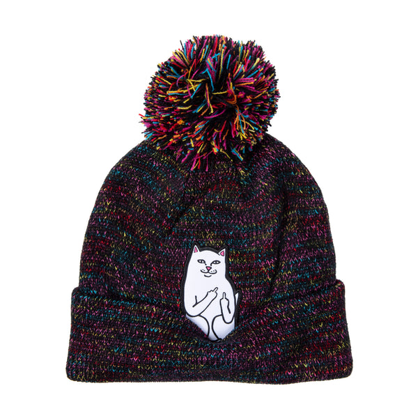Ripndip Lord Nermal Pom Beanie (Black Multi)