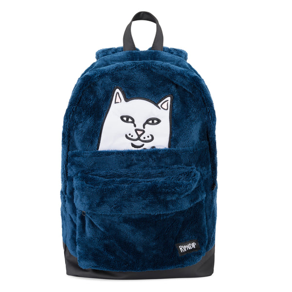 ripndip Lord Nermal Sherpa Backpack (Navy)